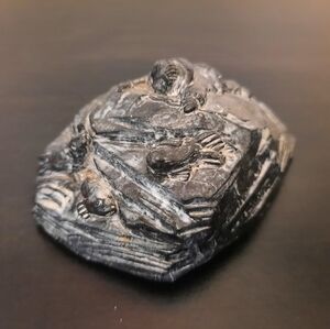 Vintage The Wolf Sculptures Inuit Seal Hunter Sculpture Canadian Indigenous Arts